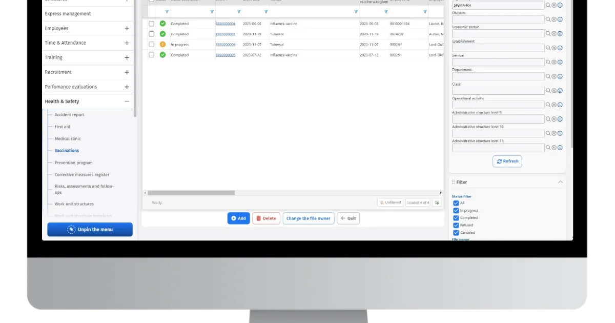 Vaccination Management Software