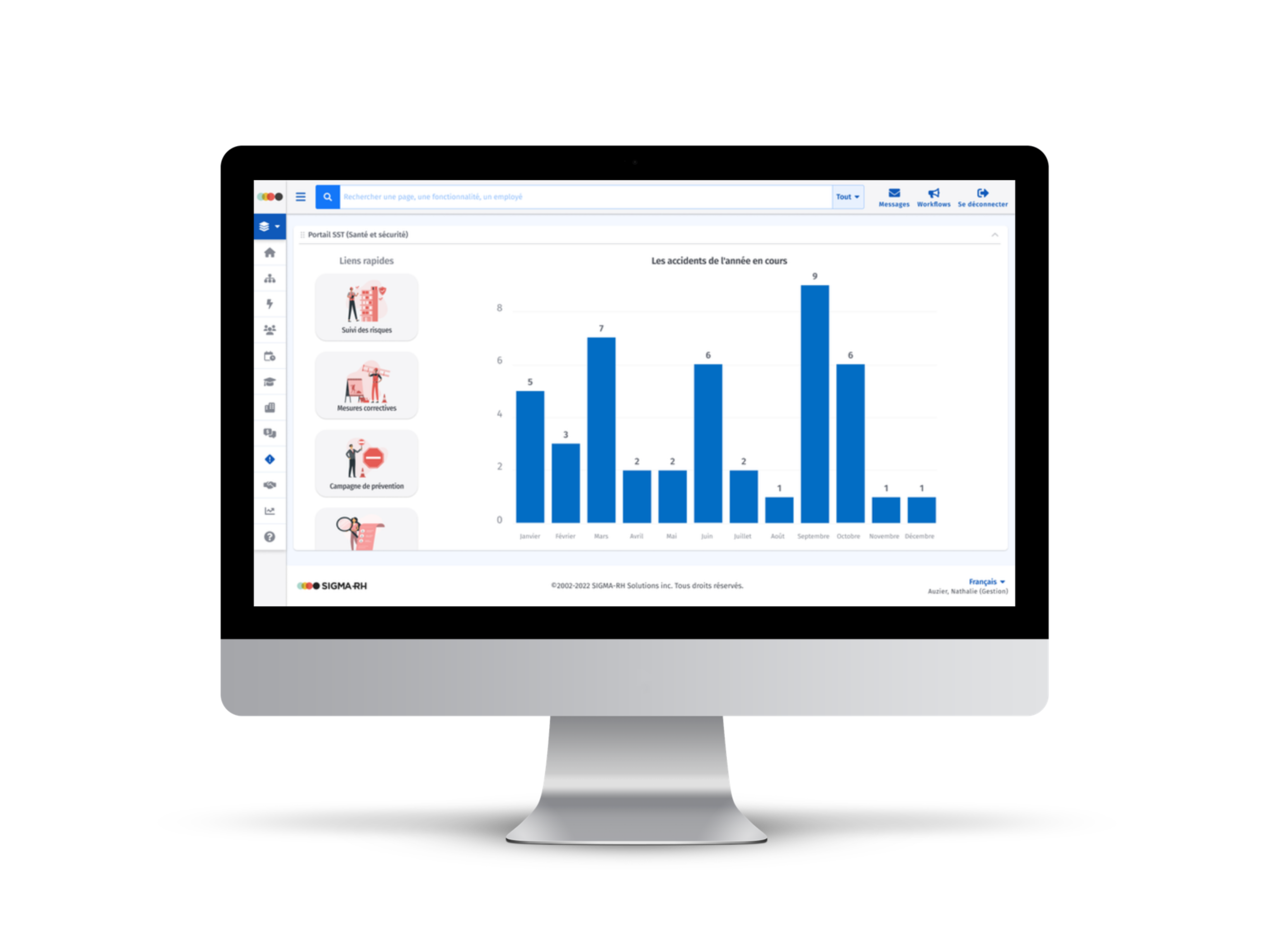 Logiciel Accidents de travail et maladies professionnelles