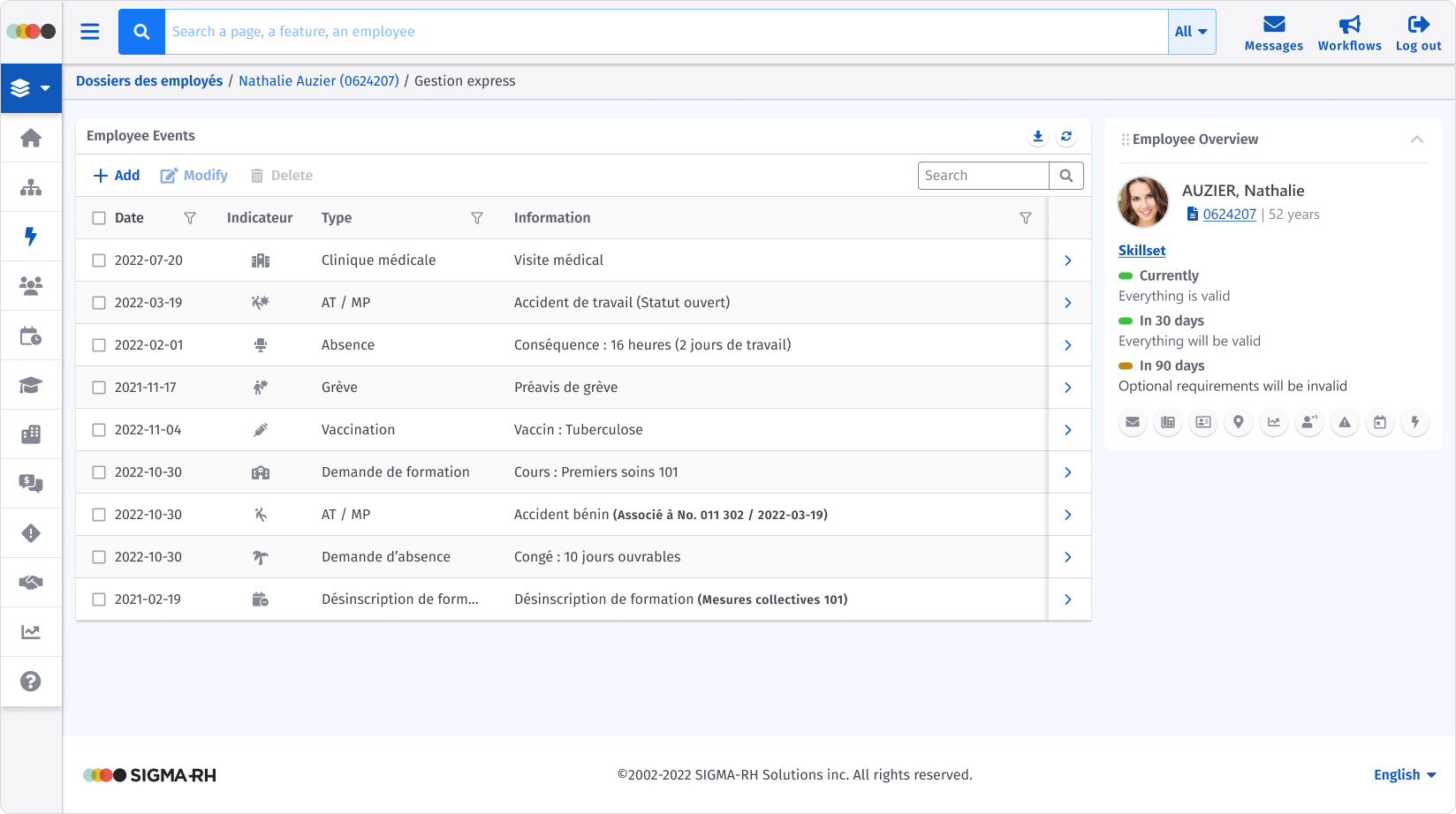 Gestion Administrative RH
