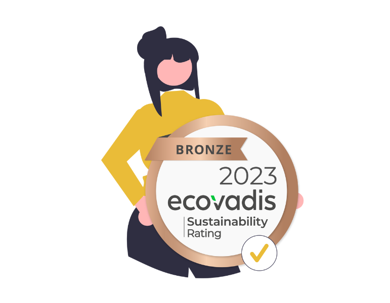 Visuels article blogue certification Ecovadis carré